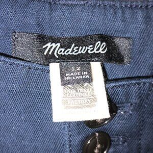 Madewell pleated wide leg pants